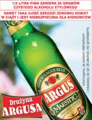 Piwo Argus Maestic , cena 2,29 PLN za 500 ml 
- Jasne, pasteryzowane ...
