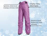 Spodnie snowboardowe dziewczęce Crivit Sports, cena 59,90 PLN ...