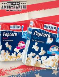 Popcorn do mikrofalówki , cena 3,99 PLN za 3x100 g/1 opak. ...