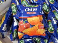 Crusti Croc to chipsy z Lidla. Dostępne są chipsy solone - ziemniaczane, cebulkowe, ...
