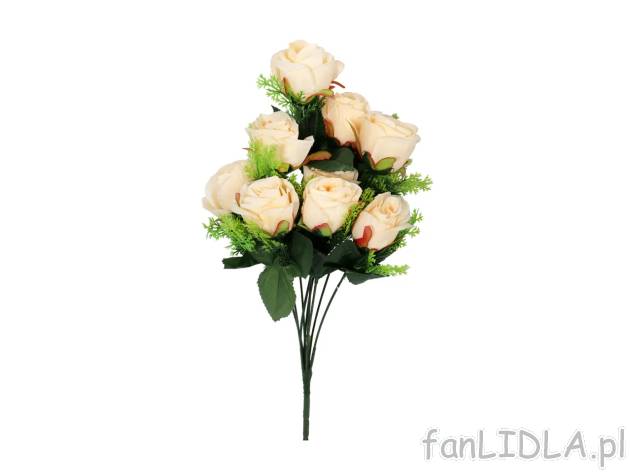 Bukiet sztucznych kwiatów , cena 16,99 PLN 
Bukiet sztucznych kwiatów 11 zestawów ...