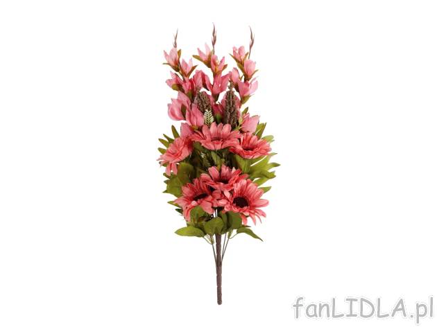 Bukiet sztucznych kwiatów Premium , cena 34,99 PLN 
Bukiet sztucznych kwiatów ...