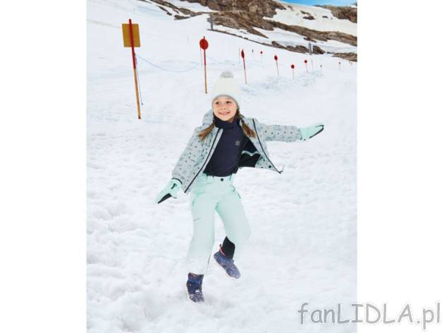 CRIVIT® Spodnie narciarskie dziewczęce, 1 para Crivit    , cena 54,9 PLN