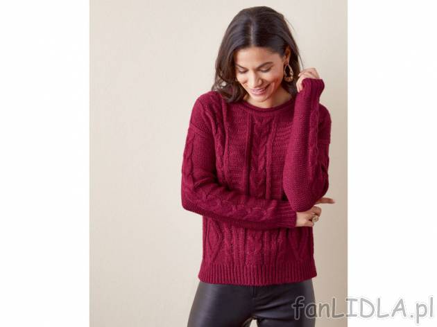 ESMARA® Sweter damski z wełną Esmara    , cena 44,99 PLN