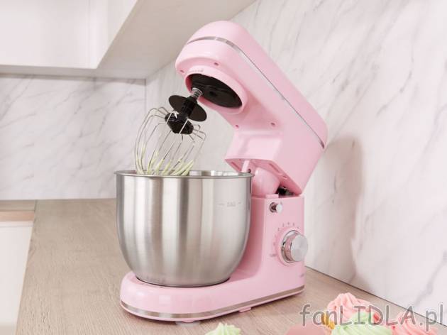 SILVERCREST® Robot kuchenny różowy SKM 600 B2, 600 W Silvercrest    , cena 249 PLN