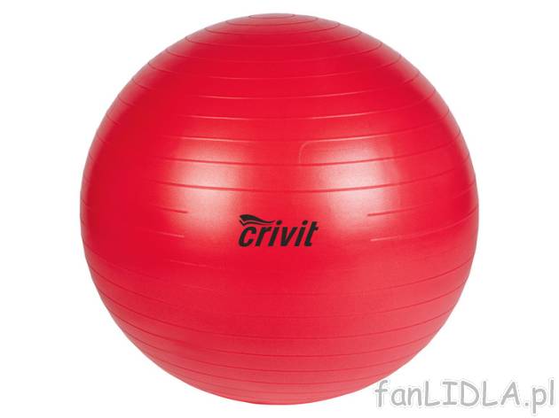 CRIVIT® Piłka gimnastyczna Ø 65 cm, 1 sztuka Crivit , cena 29,99 PLN 
 Opis ...