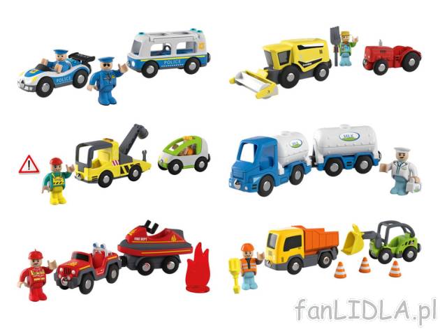 PLAYTIVE® Zestaw pojazdów z figurką Playtive    , cena 19,99 PLN