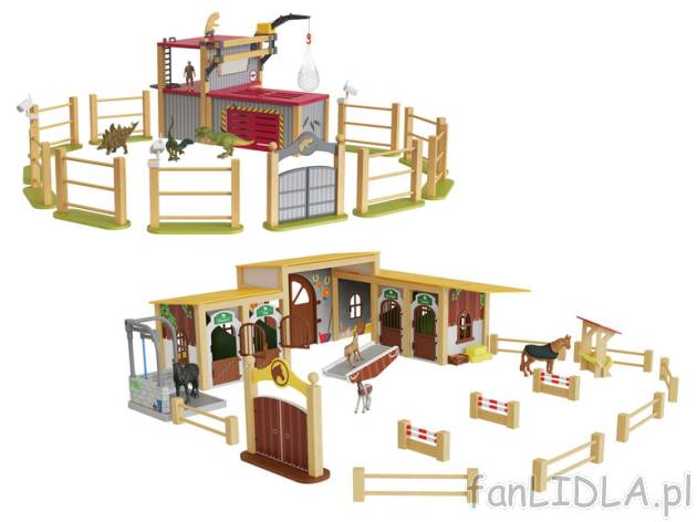 PLAYTIVE® Drewniana Stadnina lub Park dinozaurów, 1 zestaw Playtive    , cena 149 PLN