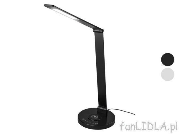 Livarno Home Lampka biurkowa LED z ładowarką Livarno home, cena 119 PLN 
 Opis ...