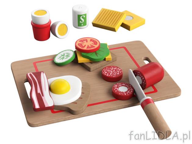 Playtive Zestaw zabawkowych produktów spożywczych, Playtive, cena 29,99 PLN 
Playtive ...
