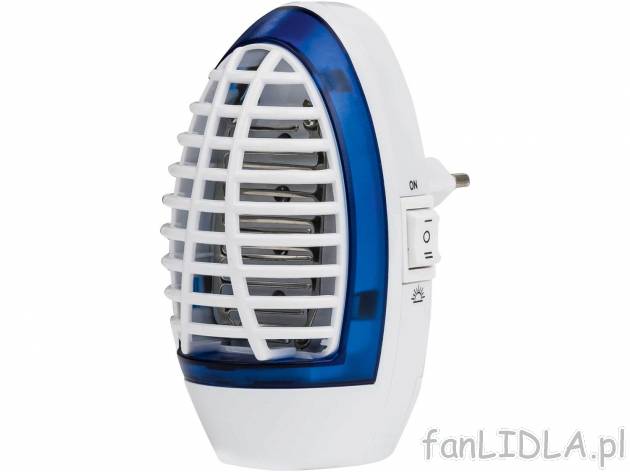 Owadobójcza lampa LED , cena 19,99 PLN 
- niebieskie światło UVA zwabia komary ...