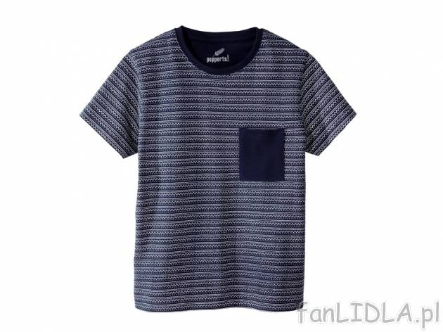 T-shirt Pepperts, cena 12,99 PLN za 1 szt. 
- rozmiary: 122-152 
- 3 wzory 
- 100% ...