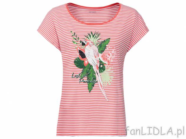 T-shirt damski Esmara, cena 15,99 PLN 
- 100% bawełny
- z modnym nadrukiem
- ...