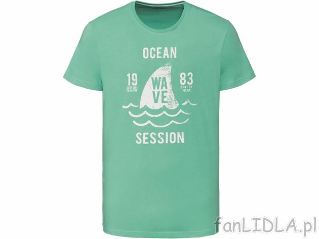 T-shirt męski Livergy, cena 12,99 PLN 
- 100% bawełny
- rozmiary: M-XL
Dostępne ...