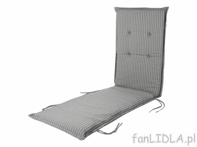 Dwustronna poduszka na leżak , cena 79,90 PLN 
- regulowana taśma z tyłu i boczne ...
