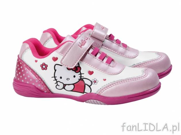 Buty dziecięce Hello Kitty , cena 39,99 PLN za 1 para 
- zapięcia na rzep do ...