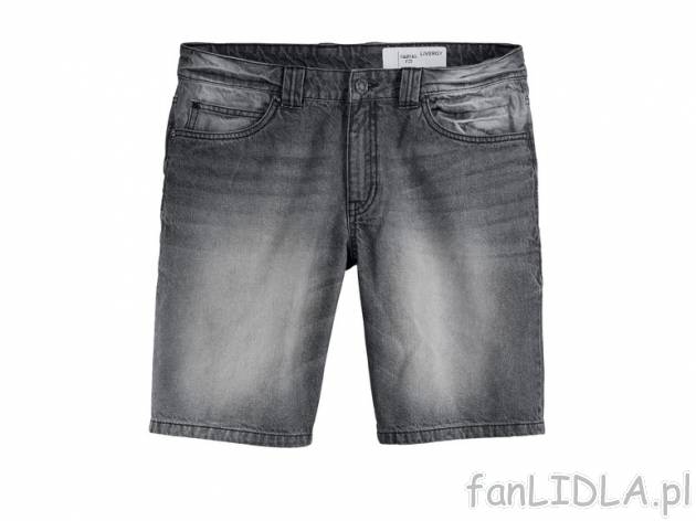 Bermudy jeansowe – HIT cenowy Livergy, cena 33,00 PLN za 1 para 
- 100% bawełna ...