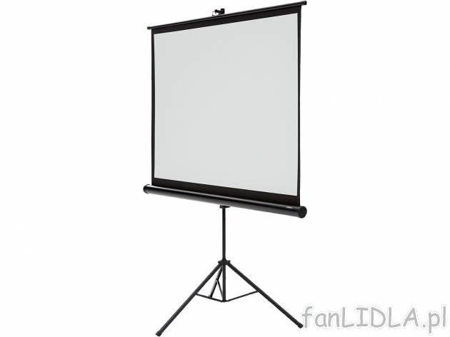 Ekran projekcyjny ze statywem , cena 279,00 PLN 
- obszar projekcji: 100 x 133 ...