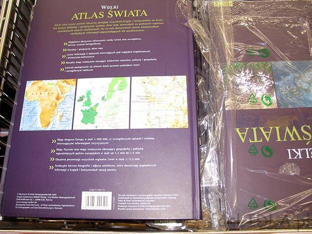 Wielki Atlas Świata w Lidlu - ładna książka dla dziecka. Następnego dnia już ...