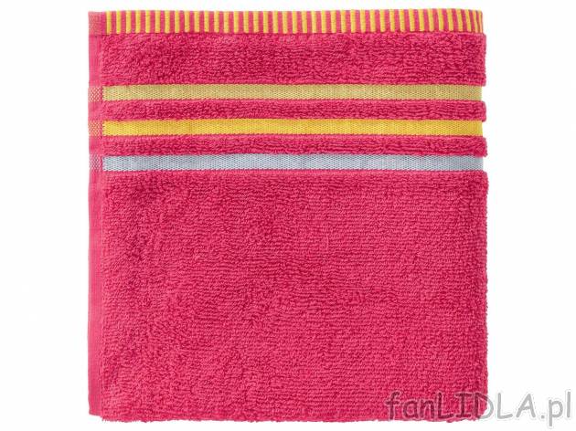 Ręcznik 70 x 140 cm Miomare, cena 21,99 PLN 
4 wzory 
- 100% bawełny
- miękki ...