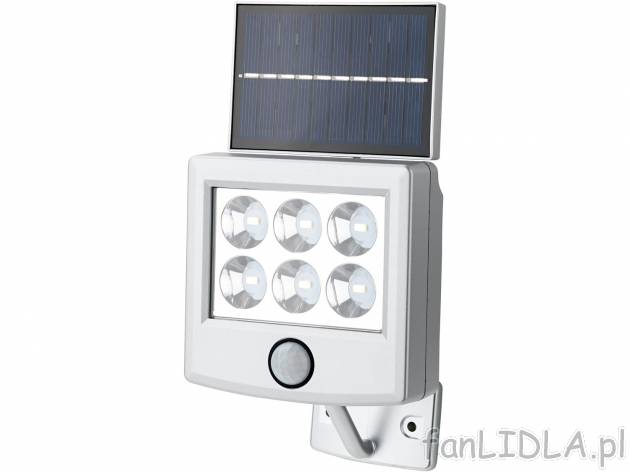 Reflektor solarny SMD LED Livarno, cena 39,99 PLN 
- odporny na temp. do -21°C
- ...