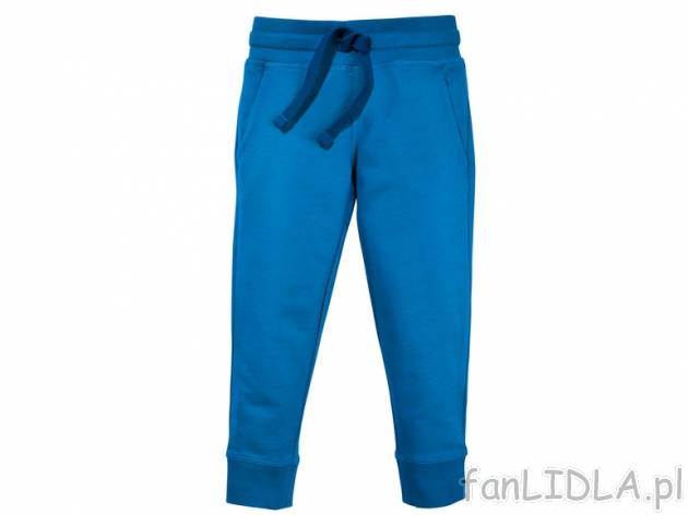 Chłopięce spodnie dresowe Lupilu, cena 17,99 PLN za 1 para 
- ze zwężanymi nogawkami ...