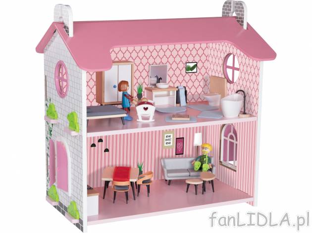 Drewniany domek dla lalek Playtive Junior, cena 59,00 PLN 
różne wzory 
- w każdym ...