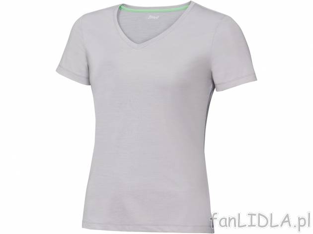 T-shirt sportowy damski Crivit, cena 17,99 PLN 
- rozmiary: S-L
- szybkoschnący ...
