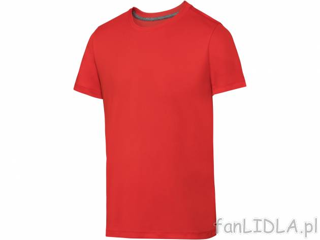 T-shirt sportowy męski Crivit, cena 17,99 PLN 
- rozmiary: M-XL
- szybkoschnący ...