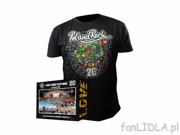 Pol’and’Rock Pakiet T-shirt z gadżetami , cena 59,90 PLN 
ZAPROJEKTOWANA SPECJALNIE ...