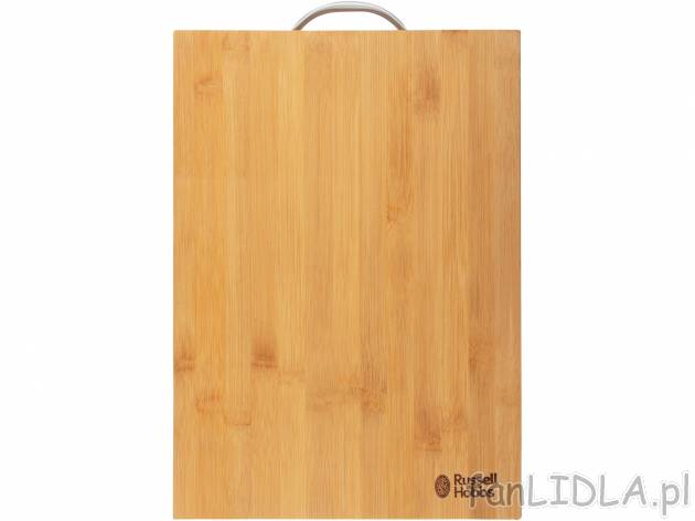 Deska do krojenia Russell Hobbs, cena 44,99 PLN 
- z drewna bambusowego
- 37,5 ...