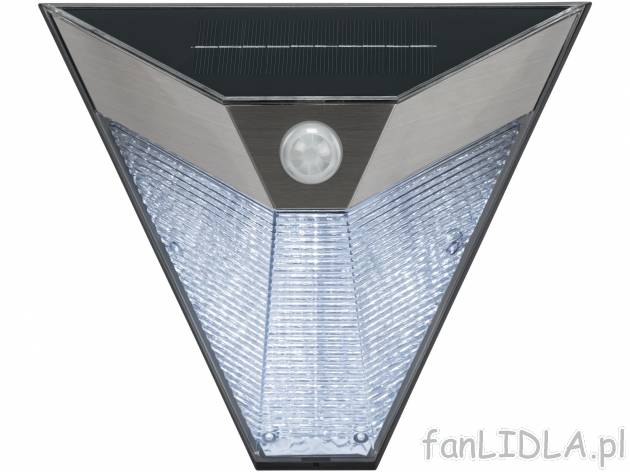 Solarna lampa ścienna LED Livarno, cena 59,90 PLN 
- zasięg czujnika ruchu: ok. ...
