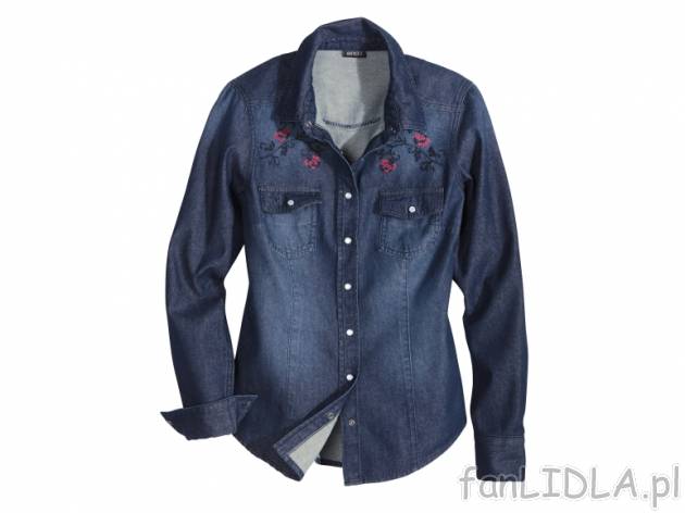 Koszula jeansowa Esmara, cena 39,99 PLN za 1 szt. 
- 100% bawełna 
- rozmiary: ...