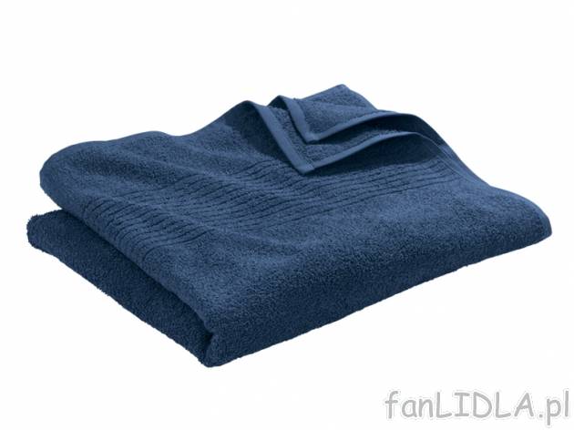 Ręcznik frotte 70 x 120 cm Miomare, cena 19,99 PLN za 1 szt. 
- z czystej bawełny
- ...