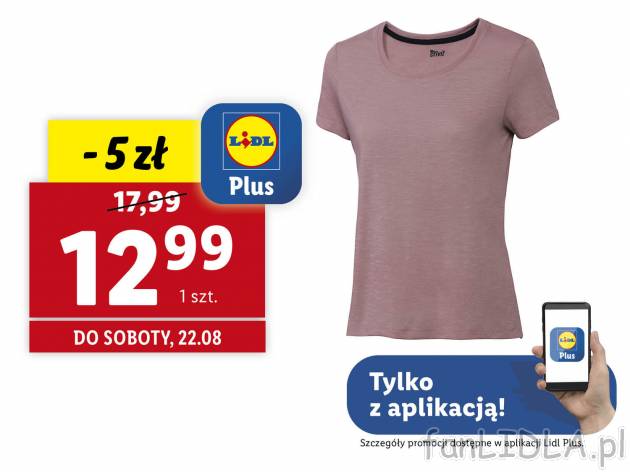 Koszulka funkcyjna damska Crivit, cena 17,99 PLN 
- rozmiary: S-L
Dostępne rozmiary

Opis

- ...