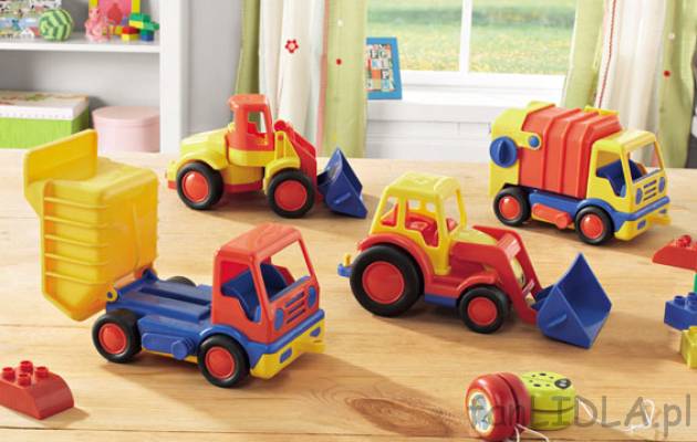 Samochodzik dla dzieci cena 17,99PLN
- do wyboru: koparka, traktor, śmieciarka, ...