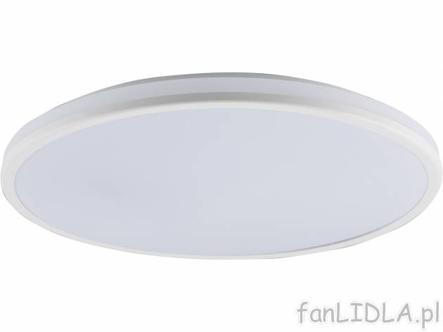 Lampa naścienna lub sufItowa LED Livarno, cena 59,90 PLN 
2 kolory 
- ciepłe, ...