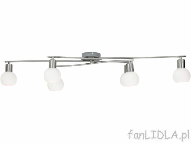 Lampa sufitowa LED Livarno, cena 149,00 PLN 
- 6 energooszczędnych żarówek LED ...