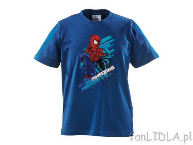 T-shirt chłopięcy , cena 19,99 PLN za 1 szt. 
- materiał: 100% bawełna
- 2 ...