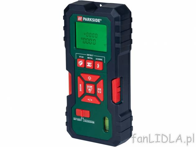 Detektor wielofunkcyjny Parkside, cena 99,00 PLN 
- do wykrywania konstukcji drewnianych, ...
