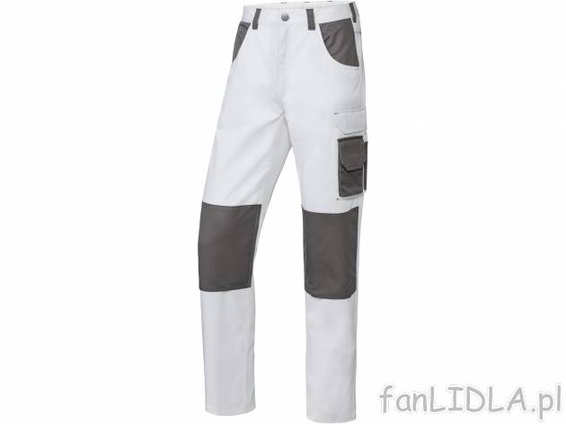 Spodnie robocze Parkside, cena 49,99 PLN 
- rozmiary: 48-52
- kieszenie na narzędzia
- ...