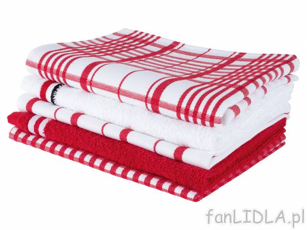Zestaw ręczników kuchennych, 5 szt. Meradiso, cena 34,99 PLN 
3 zestawy do wyboru ...