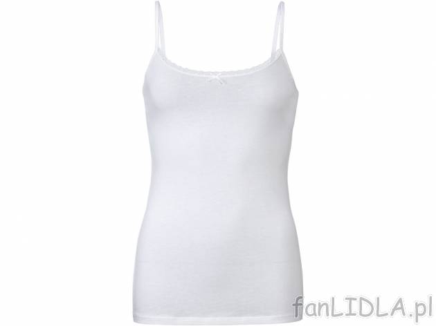 Koszulka damska Esmara, cena 12,99 PLN 
- 95% bawełny, 5% elastanu
- rozmiary: ...