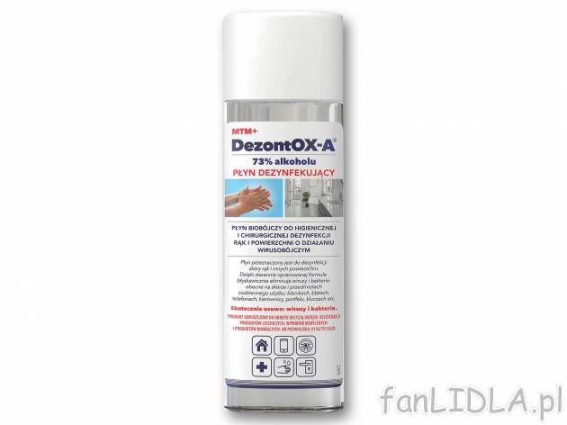 DezontOX-A Plyn dezynfekujący , cena 4,99 PLN