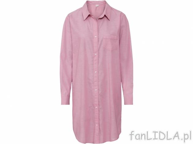 Koszula do spania damska Esmara Lingerie, cena 29,99 PLN 
- rozmiary: S-L
- 100% ...