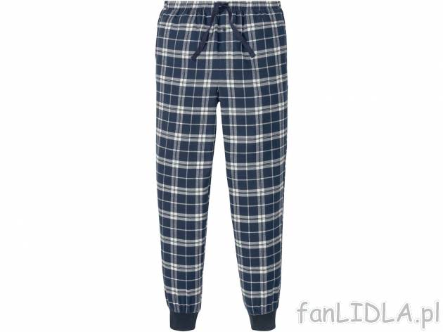 Spodnie do spania męskie Livergy, cena 24,99 PLN 
- rozmiary: S-XL
- 100% bawełny
Dostępne ...