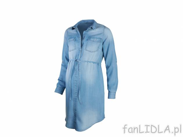 Sukienka , cena 49,99 PLN 
- o wyglądzie jeansu
- materiał: 100% lyocell
- ...