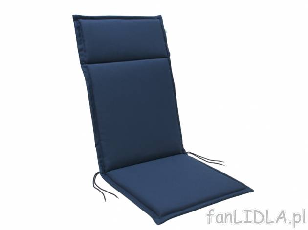 Poduszka na krzesło z wysokim opraciem Florabest, cena 49,99 PLN za 1 szt. 
- przyjemnie ...