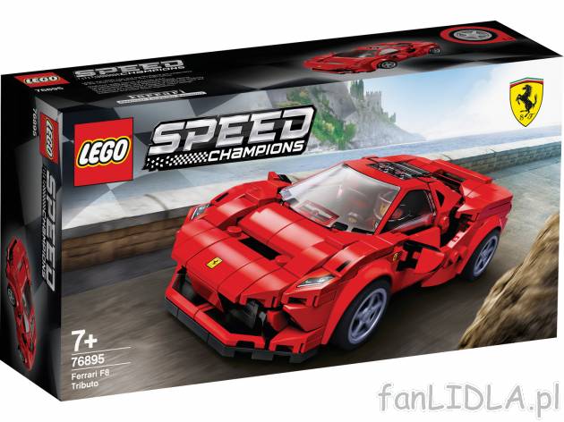 Klocki LEGO 76895 Lego, cena 69,90 PLN  
-  Ferrari F8 Tributo
Opis