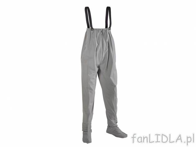 Spodnie wodery , cena 29,99 PLN 
- rozmiary: M-XXL
- z szelkami i kieszenią wewnętrzną
- ...